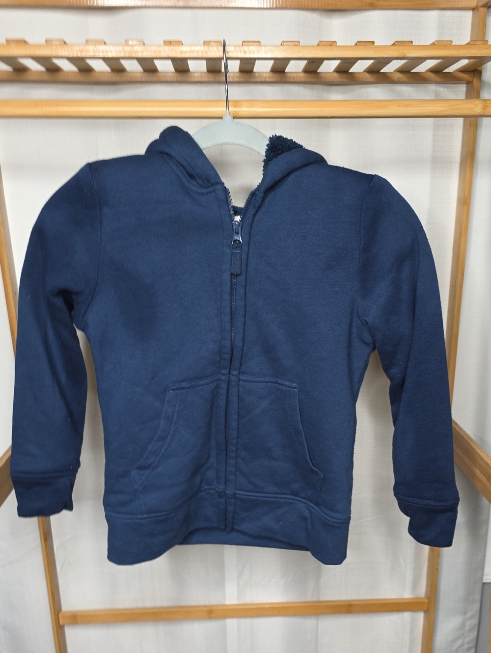 wonder nation Navy Zip-Up Hooded Sweatshirt